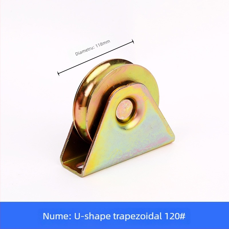 Roata de șină trapezoidală cu rulment, din fontă