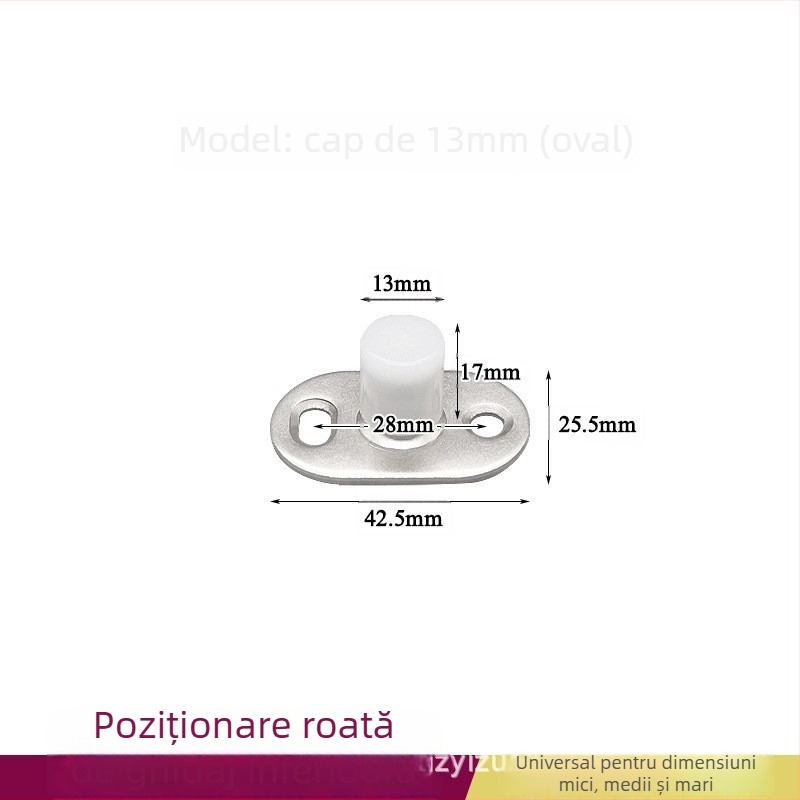 Rulment universal pentru uși din lemn – roată de agățare pentru uși glisante cu panouri multiple, sistem de șine groase, oțel inoxidabil, susține până la 180 kg, brand Ecrew Yigu