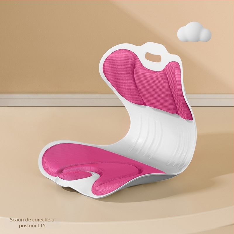 Scaun pentru corectarea posturii la copii cu iluminare, înălțime reglabilă, suport de lectură, anti-încovoiere, birou de studiu cu profil redus • Primăvara 2026 • Model 1 • Număr produs 3753121521193 • Certificare CE
