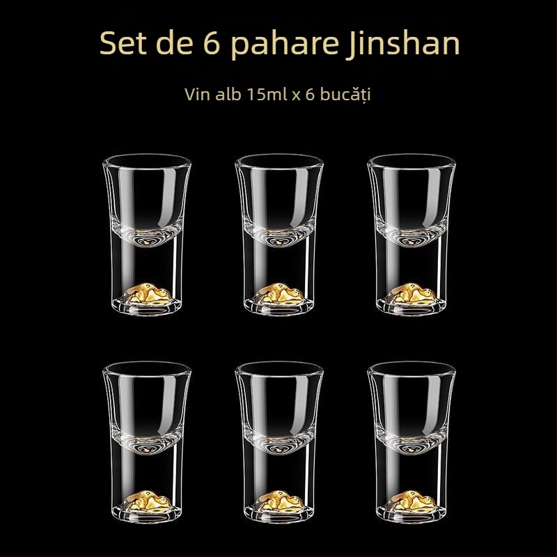 Set de decantare pentru uz casnic, cu pahar de măsurare și scară, din cristal fără plumb