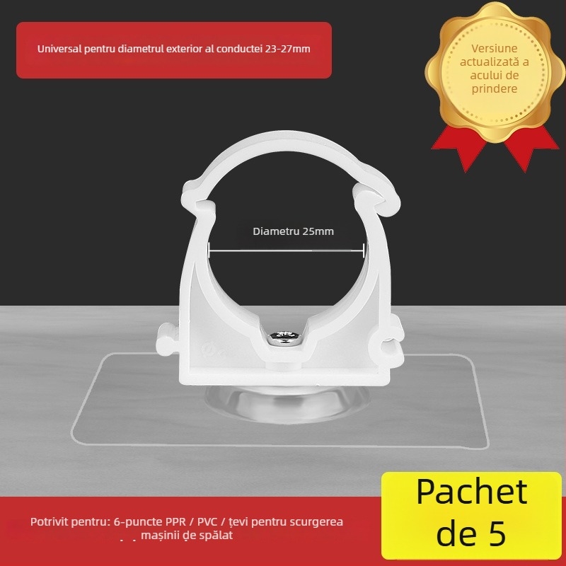 Clip fixare conducte fără găuri pentru țevi PPR, suport în formă de U pentru montaj pe perete, pentru gaze și apă; Tip: Alte; Domeniu de aplicare: Alte; Marcă: Alta