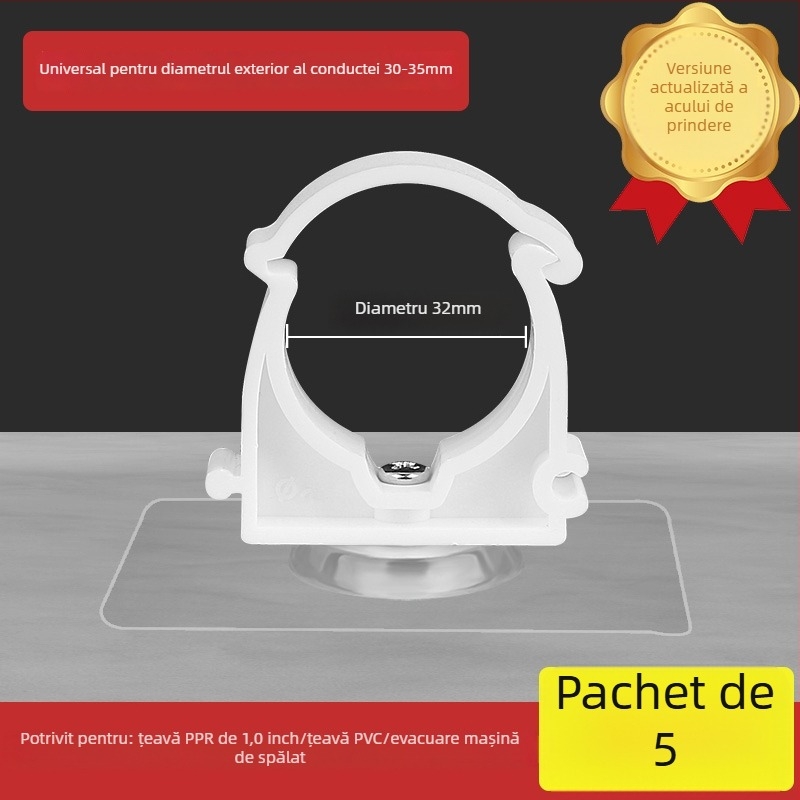 Clip fixare conducte fără găuri pentru țevi PPR, suport în formă de U pentru montaj pe perete, pentru gaze și apă; Tip: Alte; Domeniu de aplicare: Alte; Marcă: Alta