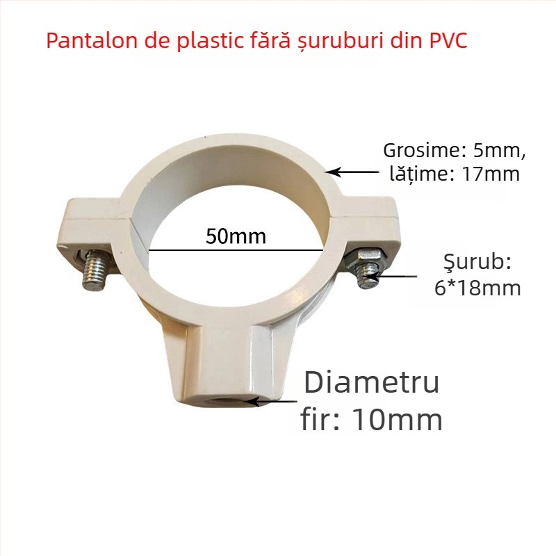 Colier pentru conducte din oțel inoxidabil cu coadă plată pentru drenaj — Yu Ye