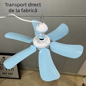 Ventilator mic de tavan pentru cămin – alimentare AC, 220V, 10W, zgomot 36–45 dB, potrivit pentru spații până la 10 m²