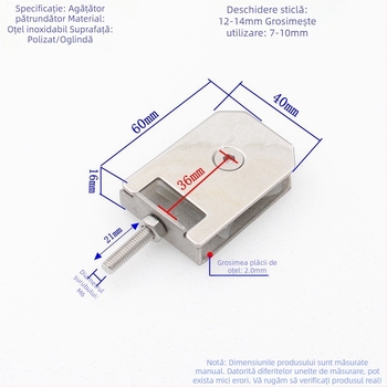 Rulment pentru duș cu ușă glisantă din sticlă - roată din oțel lărgită, hardware de compartimentare (Domeniu de aplicare: Altul; Brand: Altul)