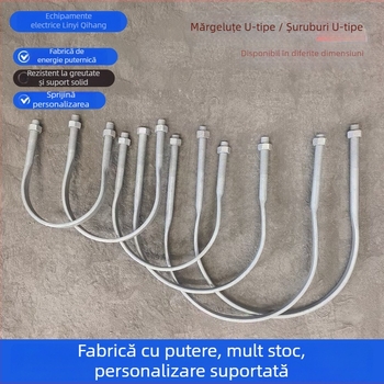 Clemă în formă de U pentru stâlpi electrici, aplicaţie în inginerie electrică, marcă Alte