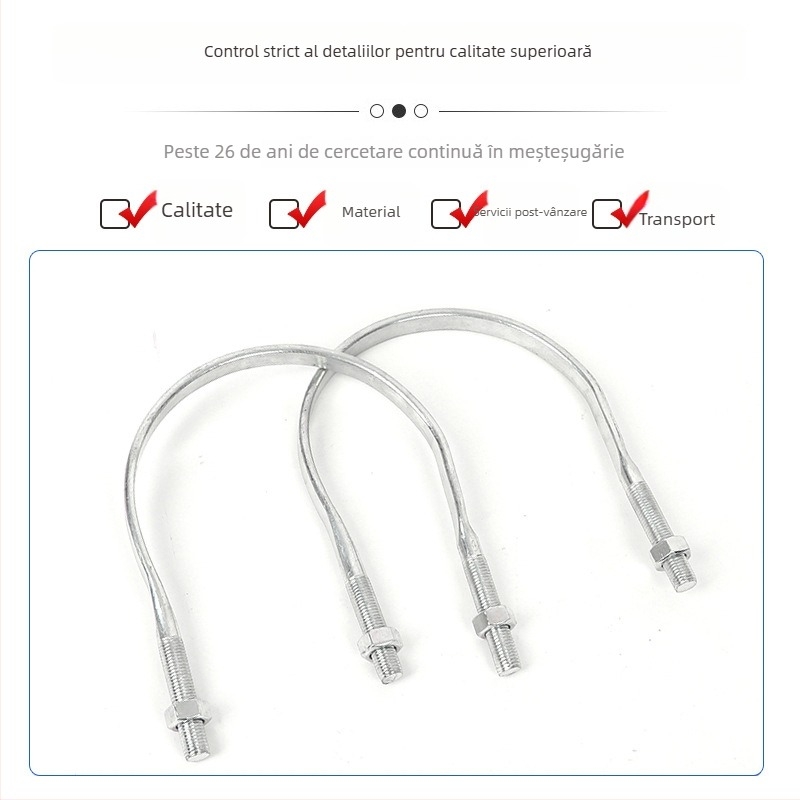 Clemă în formă de U pentru stâlpi electrici, aplicaţie în inginerie electrică, marcă Alte