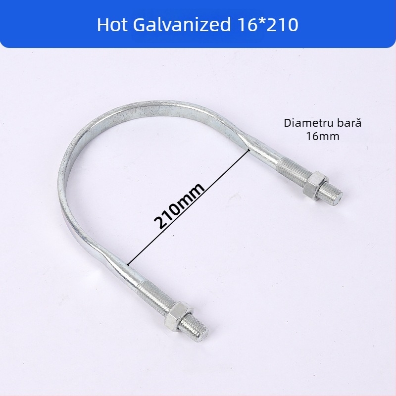 Clemă în formă de U pentru stâlpi electrici, aplicaţie în inginerie electrică, marcă Alte