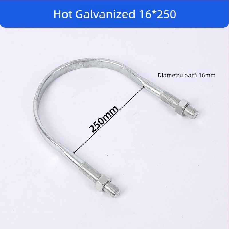 Clemă în formă de U pentru stâlpi electrici, aplicaţie în inginerie electrică, marcă Alte