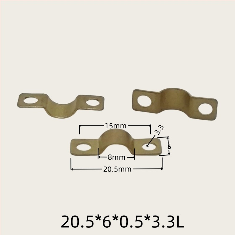 Clemă pentru cabluri, design metalic tip punte pentru fixarea cablurilor