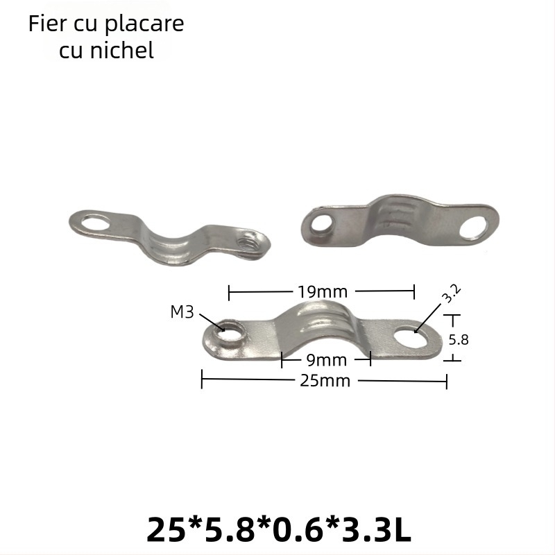 Clemă pentru cabluri, design metalic tip punte pentru fixarea cablurilor