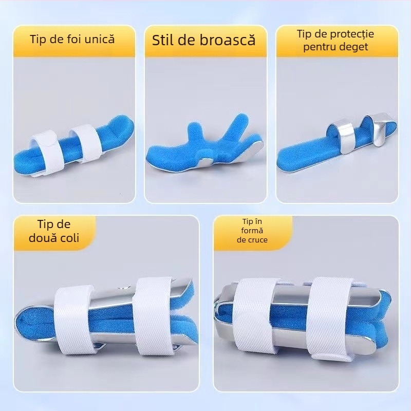 Șină deget, fixator pentru mână, aliaj de aluminiu, Model 123