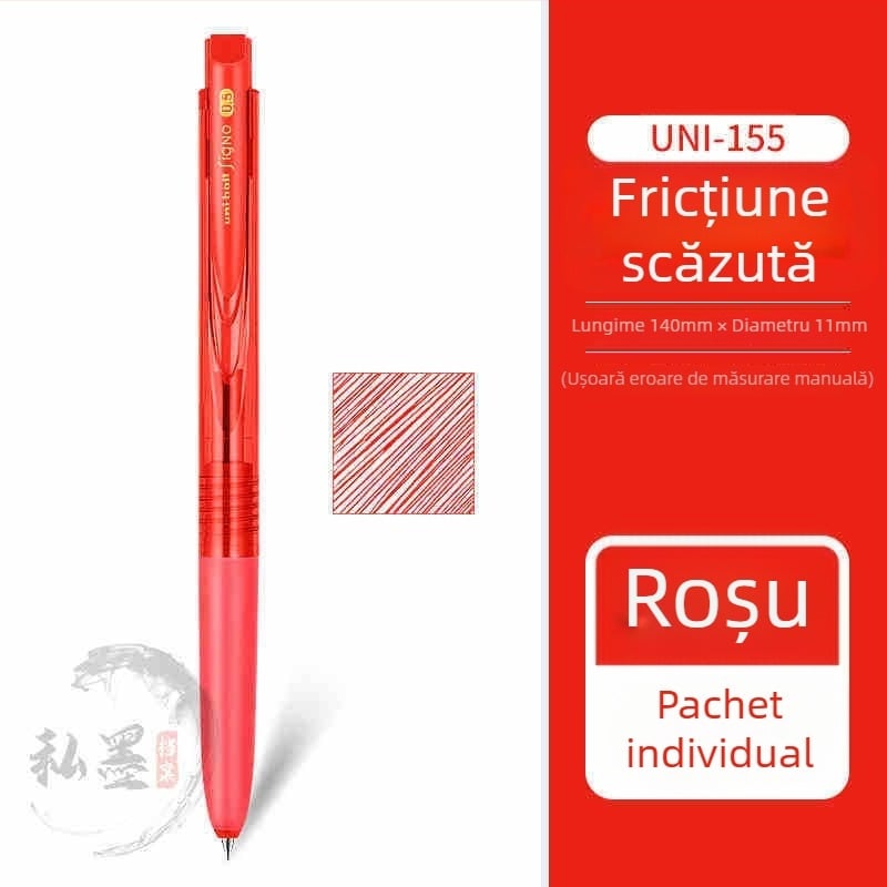 Pix gel Uni Mitsubishi UMN-155, cerneală pe bază de apă, vârf 0,38 mm, neșters