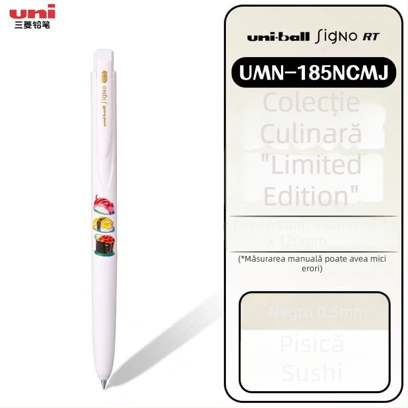 Pix gel Uni Mitsubishi UMN-155, cerneală pe bază de apă, vârf 0,38 mm, neșters