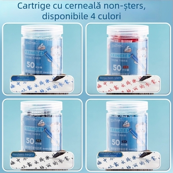 Refil sac cerneală pentru pix, Weizhuang; plastic; ambalaj în cutie; pentru înlocuirea sacului de cerneală al pixului