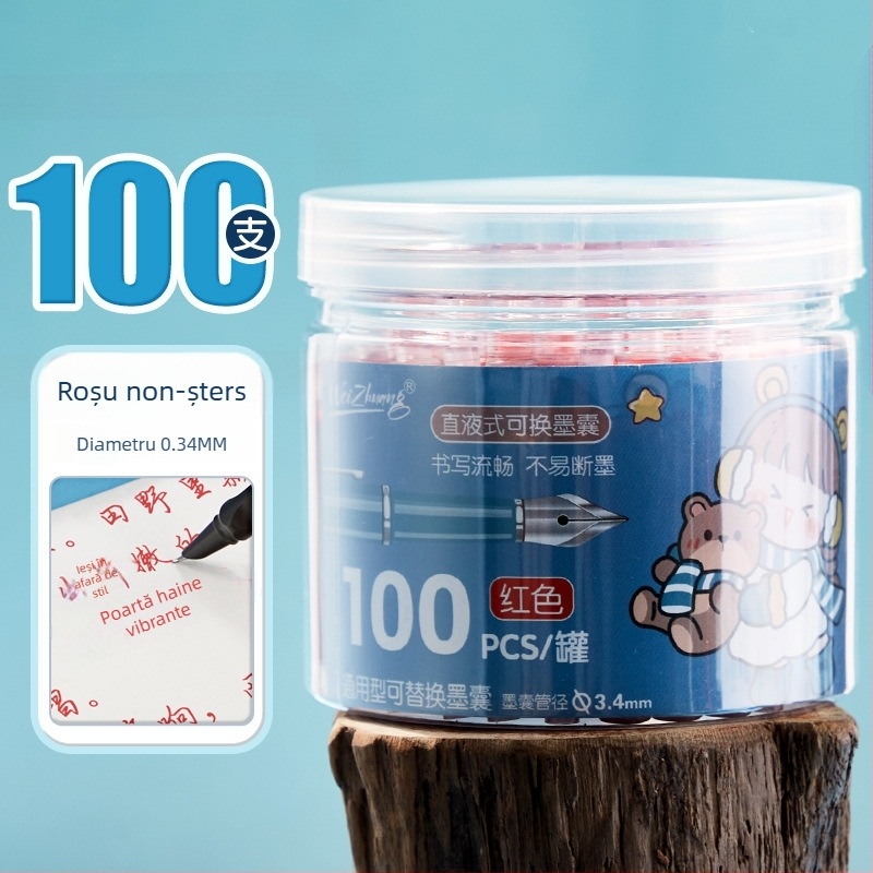 Refil sac cerneală pentru pix, Weizhuang; plastic; ambalaj în cutie; pentru înlocuirea sacului de cerneală al pixului