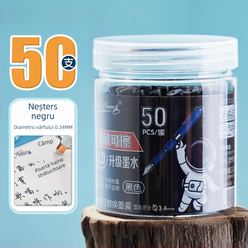 Refil sac cerneală pentru pix, Weizhuang; plastic; ambalaj în cutie; pentru înlocuirea sacului de cerneală al pixului