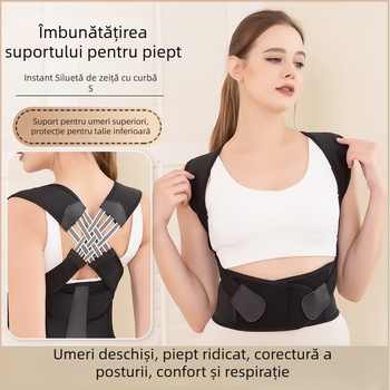 Centură de corecție a spatelui cu suport de postură invizibil și respirabil — model Ribbon; suport dinamic pentru spate; lansat în 2023; producător Wenzhou Boxun Textile Co., Ltd.