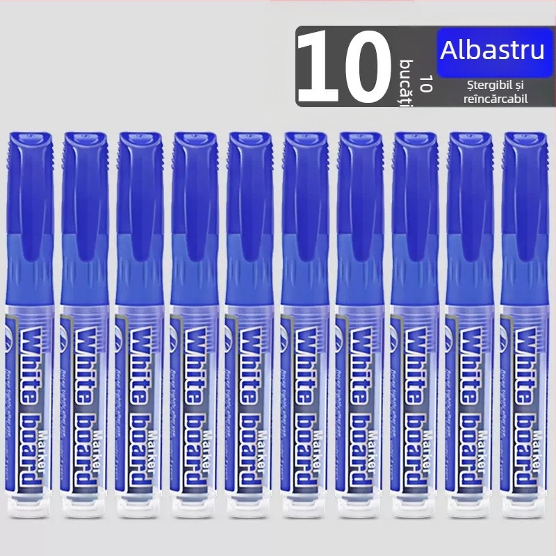 Marker pentru tablă cu bază de apă, vârf lat, ștergere ușoară, pentru profesori — Brand Olympic Entertainment