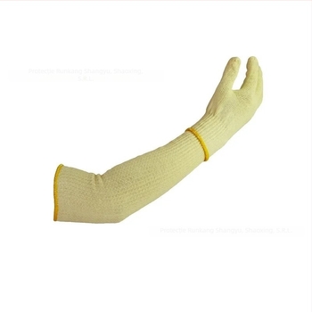 Runfeng aramid 1414 manșete anti-tăiere, cu izolație termică, durabile pentru bucătărie, grădină și industrie a sticlei
