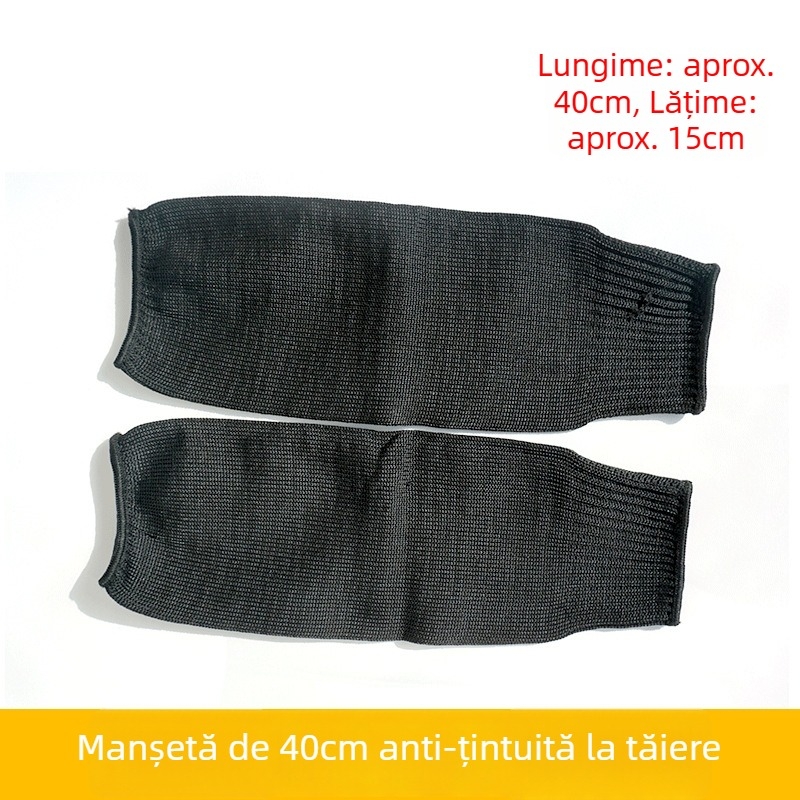Protecție antebraț HPPE nivel 5, manșon anti-tăiere, rezistent la uzură, pentru tăierea sticlei și prelucrarea metalelor
