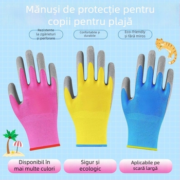 Mănuși de protecție pentru copii — anti-înțepare, impermeabile, anti-alunecare, pentru recoltarea stridiilor; Maidexin, 360 g