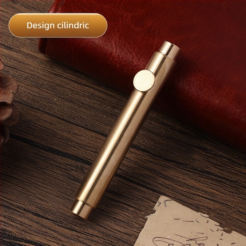 Stilou de buzunar retro cu cerneală, seria 86, corp din metal, sistem de absorbție a cernelei, vârf metalic, imprimare logo disponibil