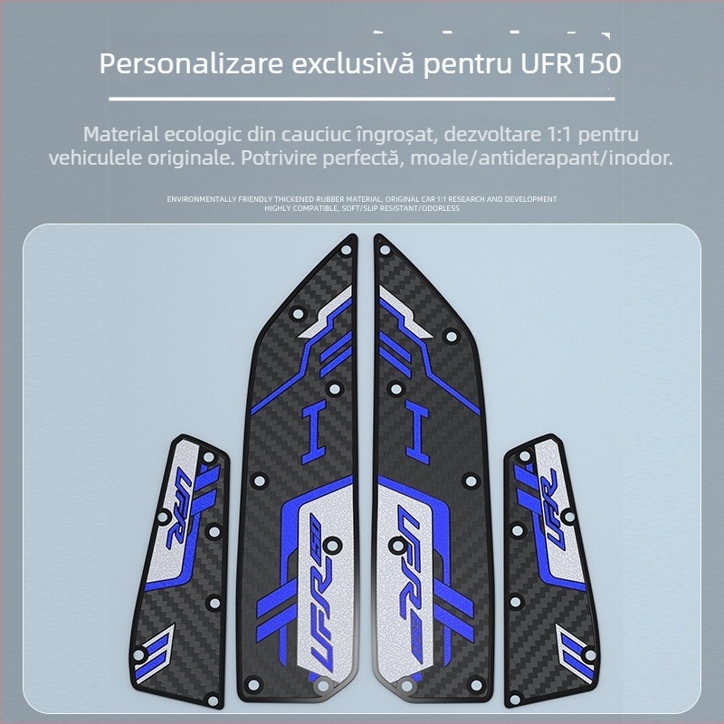 Tampoane din cauciuc pentru Haojue UFR150, accesorii rezistente la uzură pentru pedale de motocicletă, montaj fără deteriorări