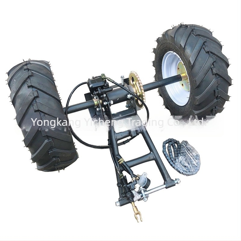 Kit axă spate ATV AO GE cu disc și anvelopă off-road