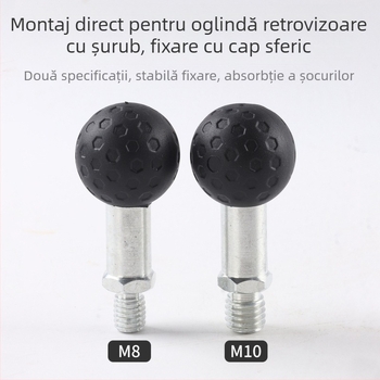 Suport pentru telefon pentru motociclete și vehicule electrice, compatibilitate M8/M10, modelul Qj-002, scop general