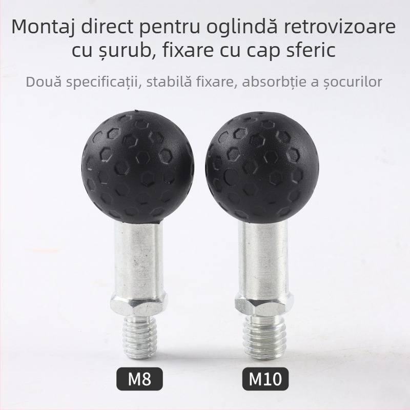 Suport pentru telefon pentru motociclete și vehicule electrice, compatibilitate M8/M10, modelul Qj-002, scop general