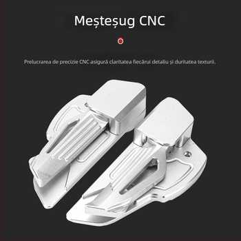 Jie Xuan pedale pliabile din aliaj de aluminiu pentru Vespa, compatibile cu Spring 150 și Sprint 125/150