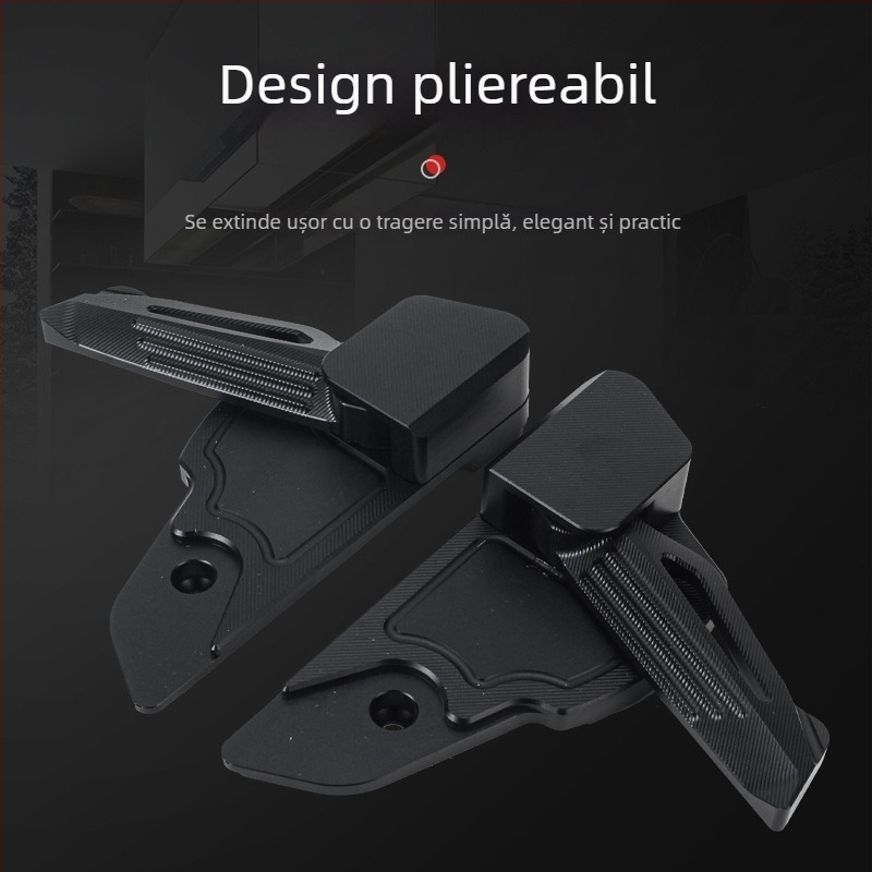 Jie Xuan pedale pliabile din aliaj de aluminiu pentru Vespa, compatibile cu Spring 150 și Sprint 125/150