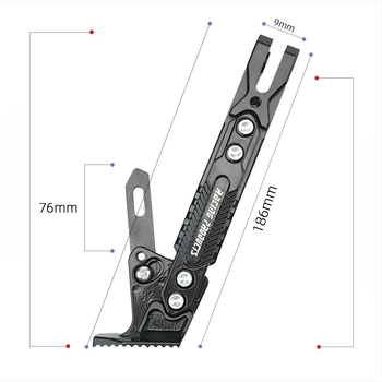 Suport lateral reglabil pentru motociclete și vehicule electrice; suport unic din aliaj CNC de aluminiu; potrivire universală