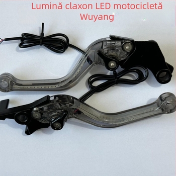 Manetă bullhorn pentru CG125 cu LED, frână față și tambur spate – motocicletă Wuyang