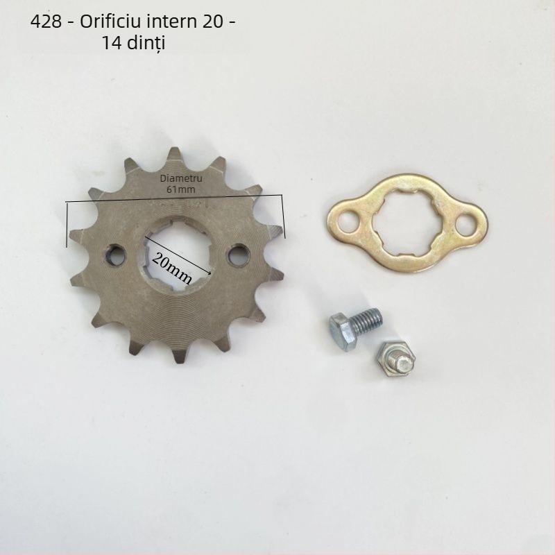 CG125 pinion lanț pentru motocicletă, 14-17 dinți, volant