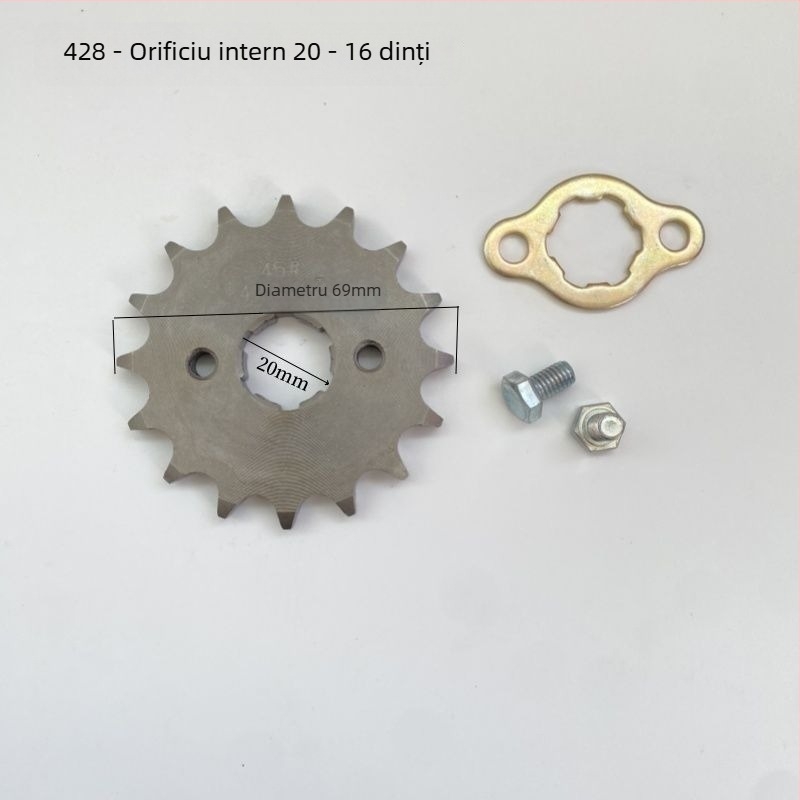 CG125 pinion lanț pentru motocicletă, 14-17 dinți, volant