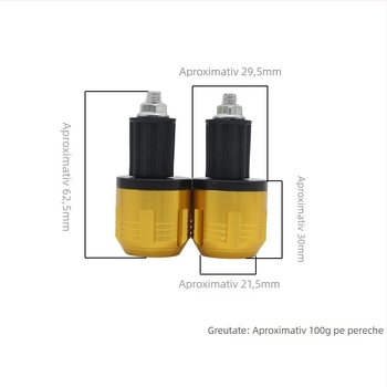 Capace din aluminiu pentru ghidonul motocicletei – DT-8853, potrivire universală, anti-cădere, piesă de modificare