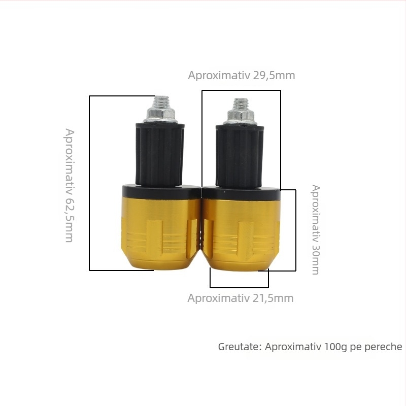 Capace din aluminiu pentru ghidonul motocicletei – DT-8853, potrivire universală, anti-cădere, piesă de modificare