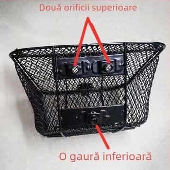 Suport pentru coș frontal de motocicletă cu grindă curbată | Marcă YH | Compatibil cu motociclete cu grindă curvată | Pentru coș de legume