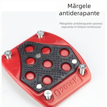 Pedala spate pentru motocicletă – suprafață antiderapantă, metal, finisaj vopsea coptă