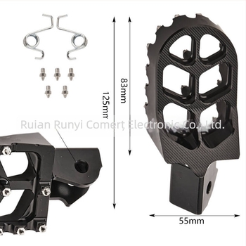 Pedale CNC din aluminiu pentru motocicletă – JT-03, compatibile cu CRF150F și CRF230F