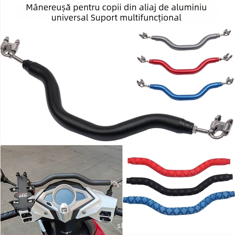 Suport telefon pentru motocicletă cu braț de sprijin – Universal, General-Purpose, Brand KB, Model General-Purpose