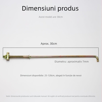 Manetă de frână pentru triciclu electric cu pedală prevăzută cu arc și piuliță