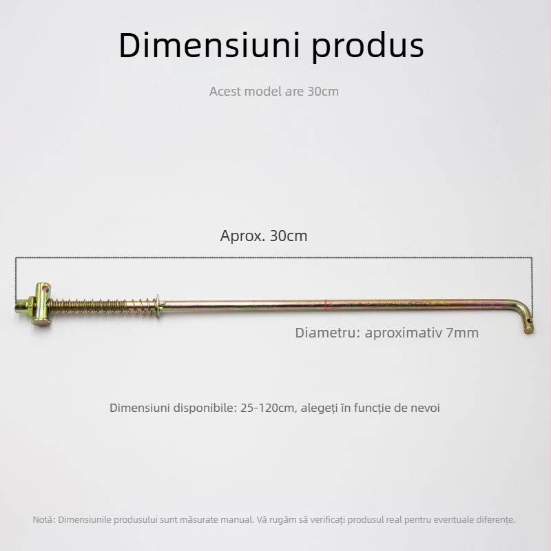 Manetă de frână pentru triciclu electric cu pedală prevăzută cu arc și piuliță