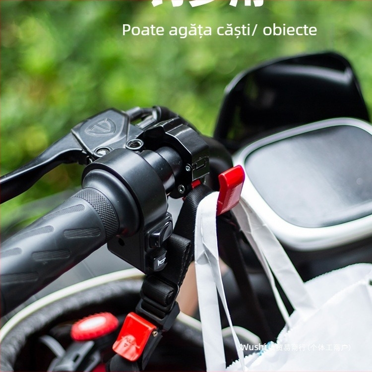 Umeraș pentru cadrul de bicicletă/motocicletă pentru depozitare — material din mătase cu model floral, Thick and Clear