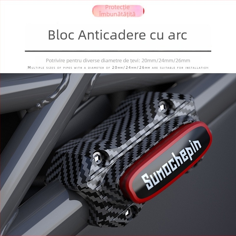 Tampon din cauciuc anti-coliziune pentru motociclete și vehicule electrice – bloc de protecție, marca Speed motorcycle products