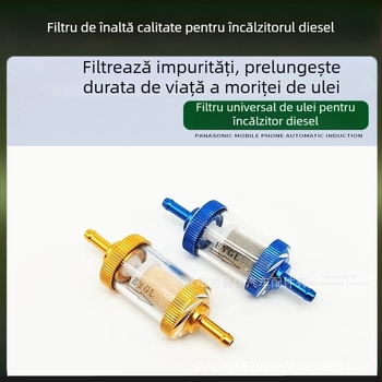 Filtru de ulei pentru încălzitor diesel cu separator ulei-apă – Aksesорii pentru încălzitorul de parcare, Model Modified alloy gasoline cup, Compatibil cu motocicletă și camion, Cod produs 2341