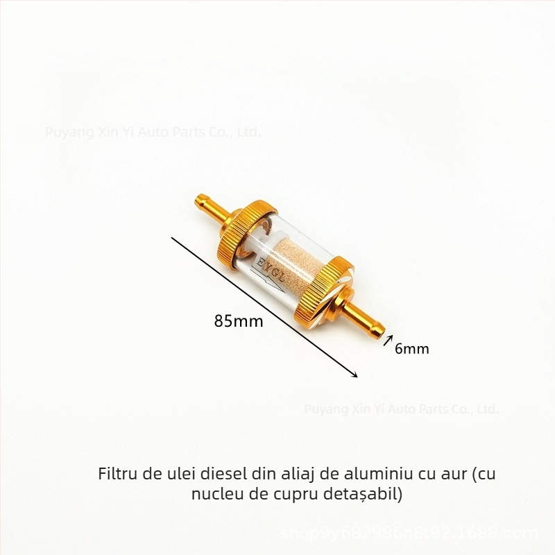 Filtru de ulei pentru încălzitor diesel cu separator ulei-apă – Aksesорii pentru încălzitorul de parcare, Model Modified alloy gasoline cup, Compatibil cu motocicletă și camion, Cod produs 2341