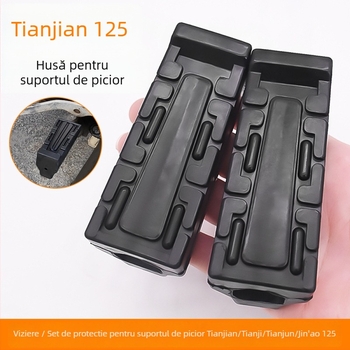 Capac pedal frontal din cauciuc pentru motocicletă – Mogelon TJ125JTP; compatibil cu Yamaha YBR125, Tianjian, Tianjun, Tianqi, Jinao